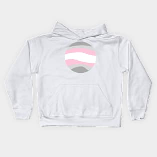 Demi-Girl Pride Kids Hoodie